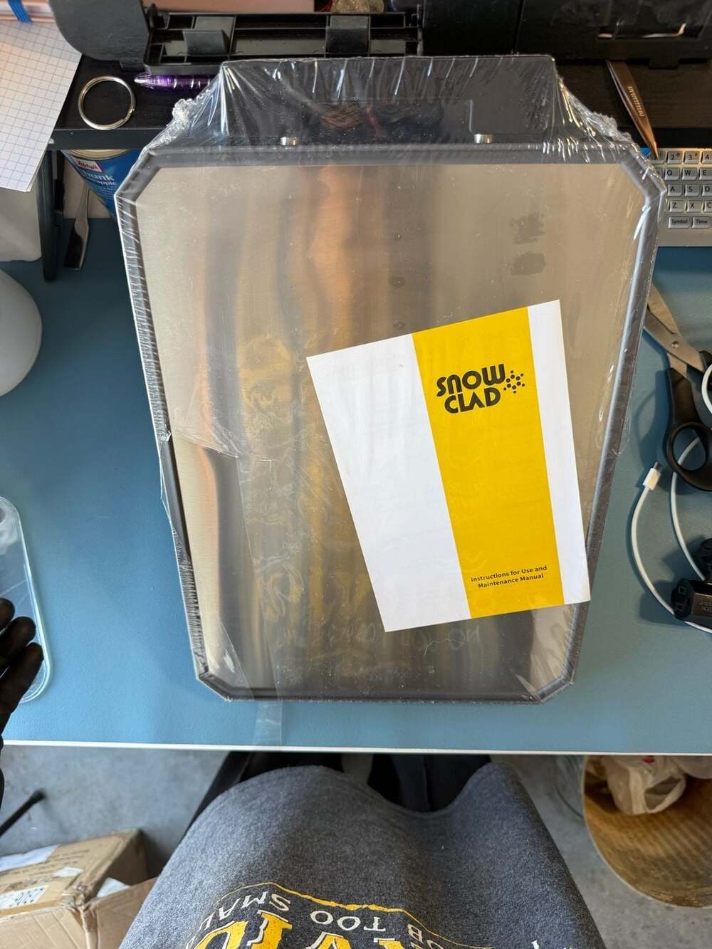 Snow Clad 2-in-1 Rapid Defrosting Tray and Cutting Board with Handle